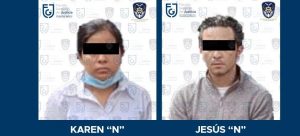 Detienen a pareja que mató a golpes a su hijo