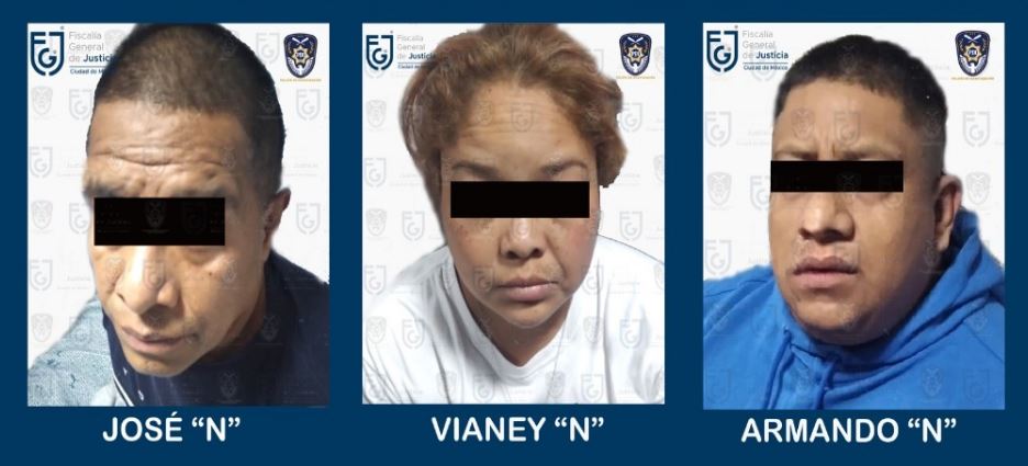Capturan a tres miembros de grupo criminal