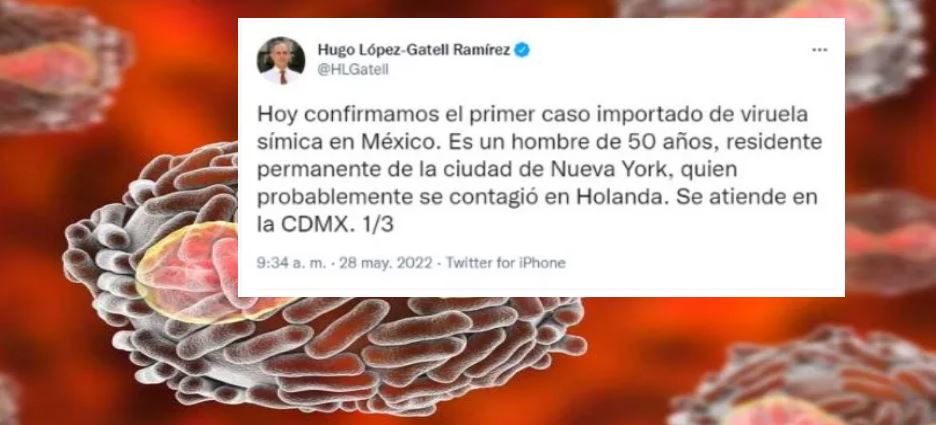 Confirman primer caso de viruela de mono en México