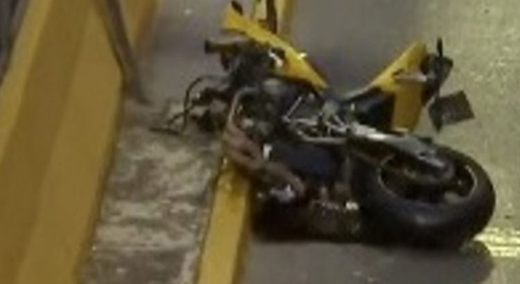 Motociclista pierde la vida en terrible accidente en Rio Churubusco