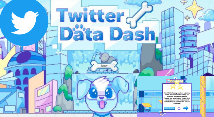 Twitter lanza su propio videojuego gratis para enseñar el uso de la app, “Twitter Data Dash”
