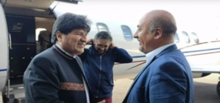 Evo Morales ya está en México