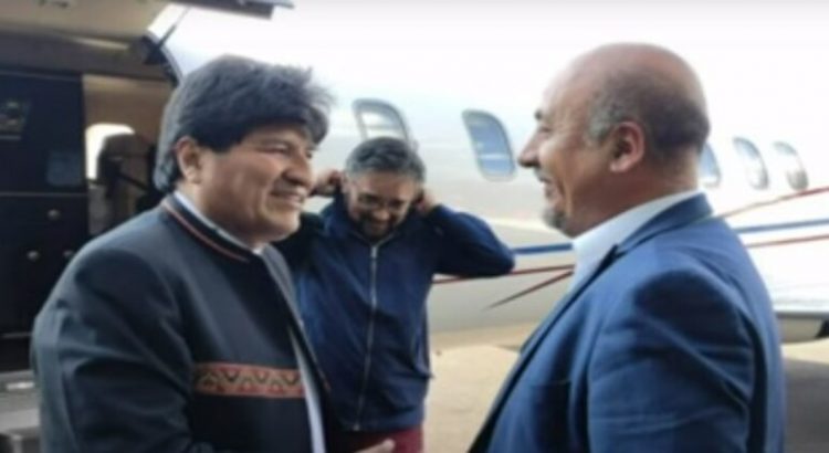 Evo Morales ya está en México