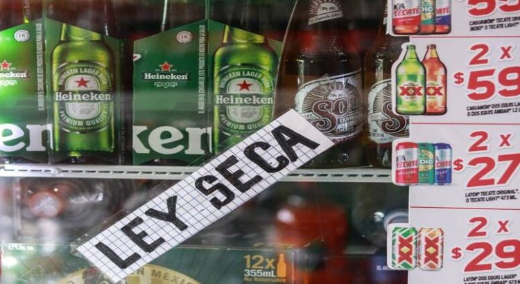 Ley seca en CDMX para el 15 y 16 de septiembre