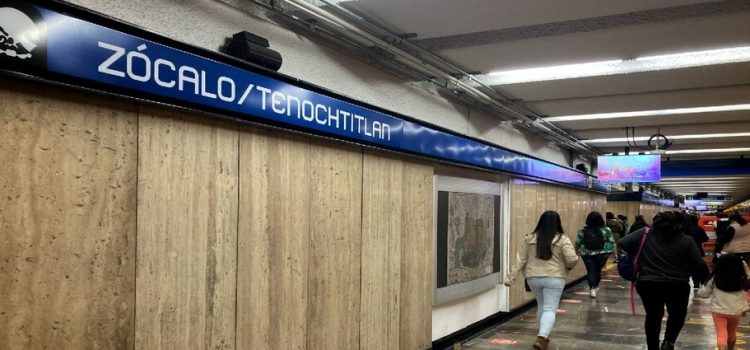 A partir de hoy cerrada la estación Zócalo-Tenochtitlán del Metro