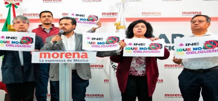 Morena dice que los opositores obligan a su personal a acudir a la marcha a favor del INE