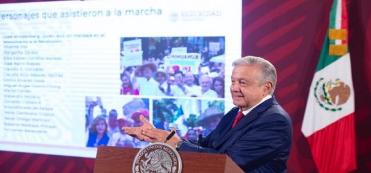 AMLO: La marcha fue un “estriptis político del conservadurismo”