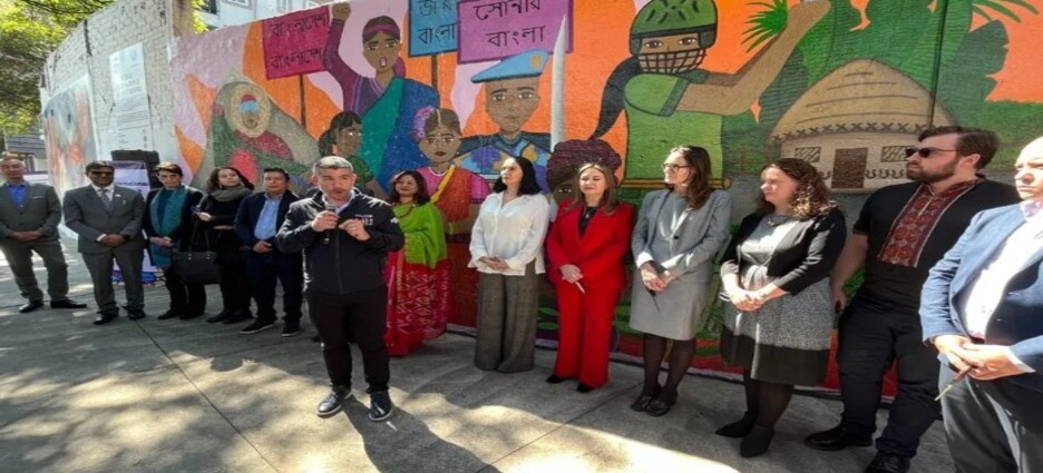 Inauguran 'Mural Internacional del Arte Urbano'