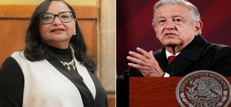 AMLO reprobó la quema de piñata de la ministra Norma Piña