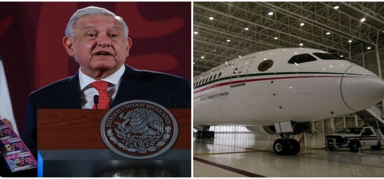 AMLO niega remate del avión presidencial