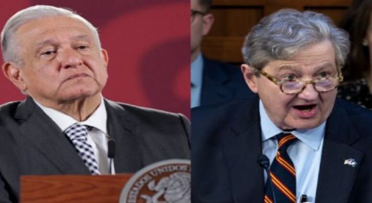 AMLO se fue contra el senador republicano, John Neely Kennedy