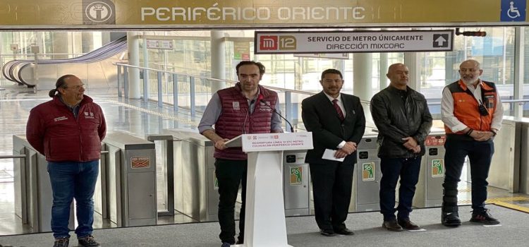 Reapertura de las primeras estaciones del tramo elevado de la Línea 12