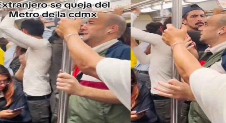 Se viraliza extranjero argentino que se quejó del Metro de CDMX