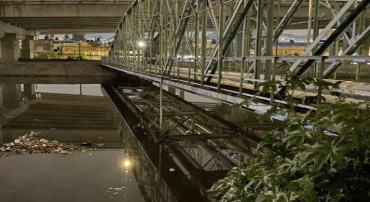 Lluvias causan afectaciones en el Gran Canal de Gustavo A. Madero