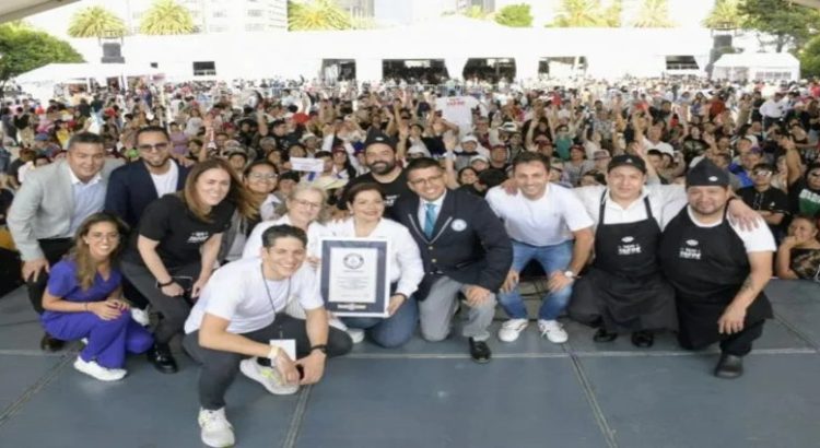 CDMX ganó el récord Guinness por la mayor cantidad de tacos servidos en una hora