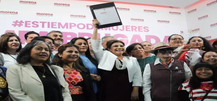 Clara Brugada realizó su registro oficial por la candidatura de Morena a la CdMx