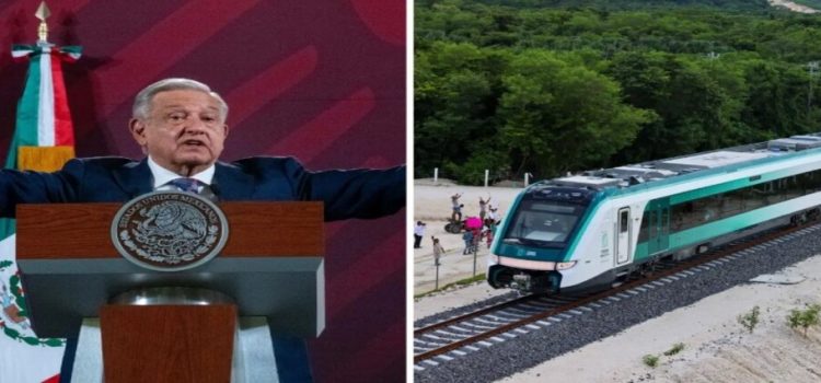 AMLO asegura que el Tren Maya entrará en funciones en febrero