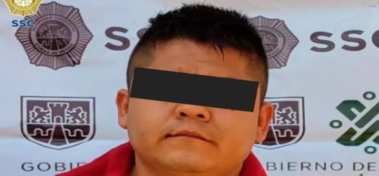 Detienen a integrante de célula delictiva en CDMX