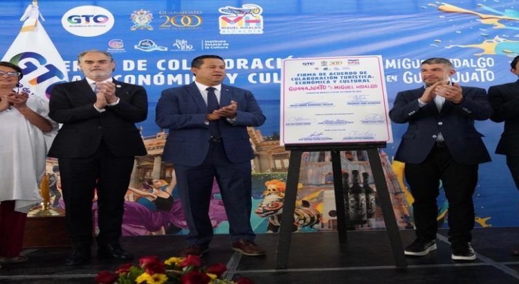 La Alcaldía Miguel Hidalgo y Guanajuato firman convenio de cooperación cultural, económico y turístico