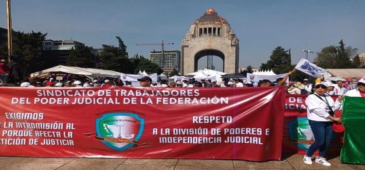 Marcha del Poder Judicial en CDMX