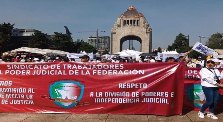 Marcha del Poder Judicial en CDMX