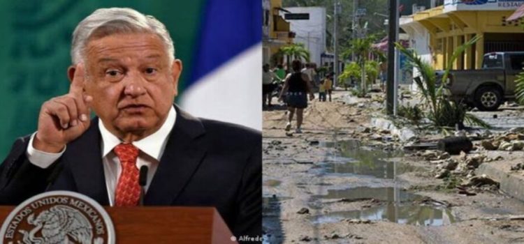 AMLO: hoy inicia censo de damnificados por ‘Otis’ en Acapulco