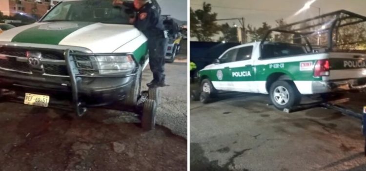 Aseguran en Iztapalapa una patrulla de CdMx “clonada”