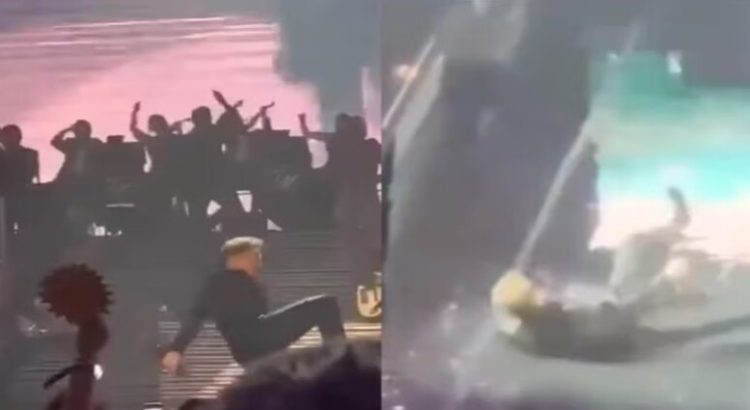 Luis Miguel sufrió caída en pleno concierto de la Arena Ciudad de México
