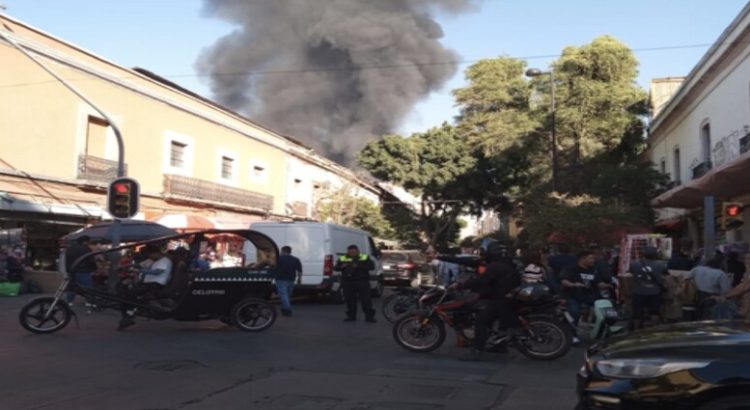 Se incendió una bodega del Centro Histórico de CDMX
