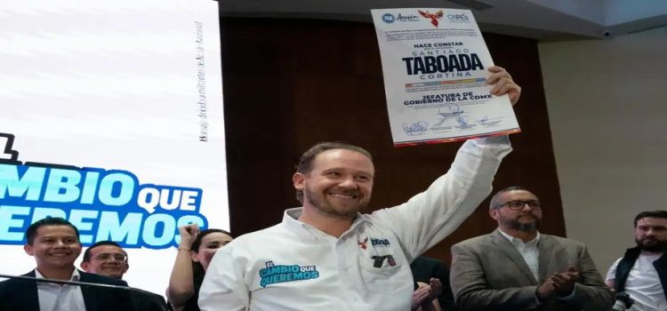 Santiago Taboada se registra candidato del PAN por la jefatura de gobierno