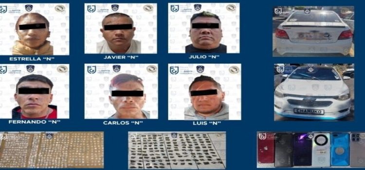 Detienen a siete miembros de grupo delictivo en la CDMX