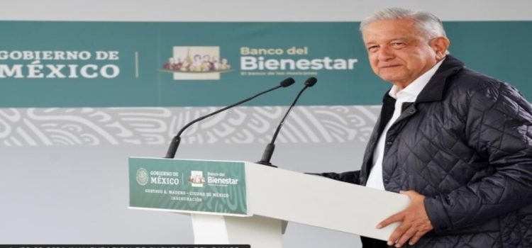 AMLO presume construcción de 2 mil 750 sucursales del Bienestar