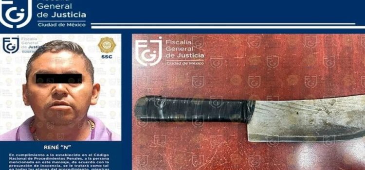 Detienen a taquero que atacó con un cuchillo a mujer en CdMx