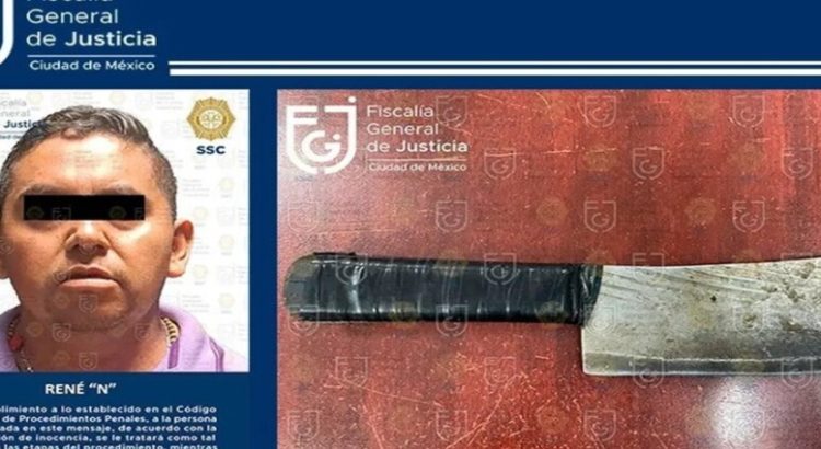 Detienen a taquero que atacó con un cuchillo a mujer en CdMx