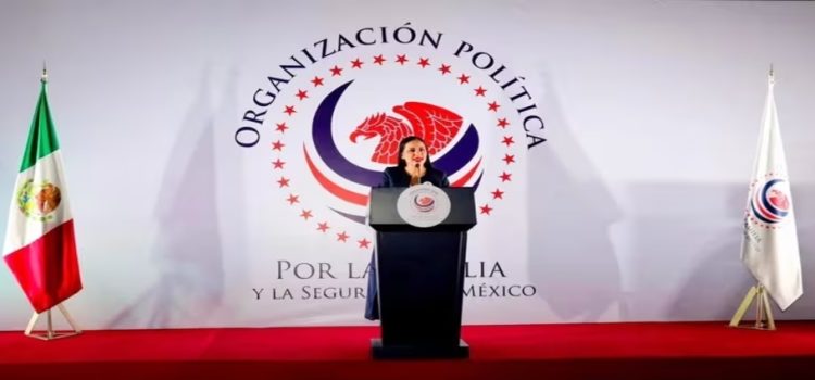 Sandra Cuevas presentó su primera asamblea de su organización política tras ser rechazada por el PRIAN