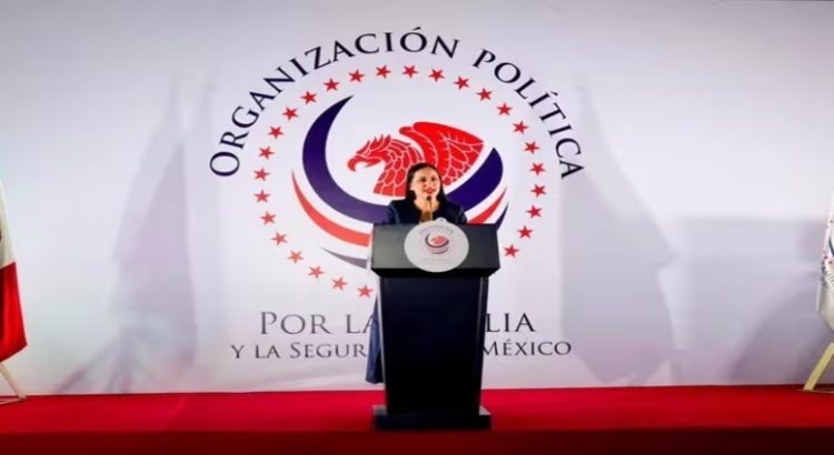 Sandra Cuevas presentó su primera asamblea de su organización política tras ser rechazada por el PRIAN