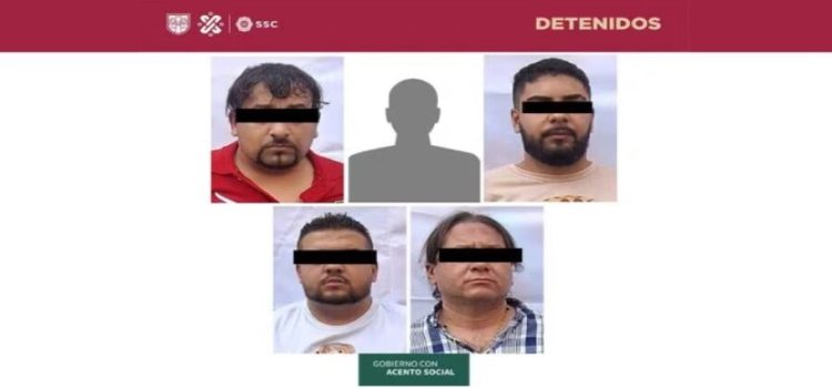 Detienen en CDMX a españoles ligados a una banda de roba coches