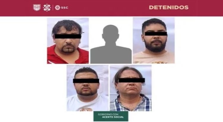 Detienen en CDMX a españoles ligados a una banda de roba coches