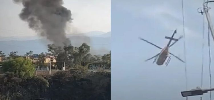 Causa del desplome de helicóptero en Coyoacán