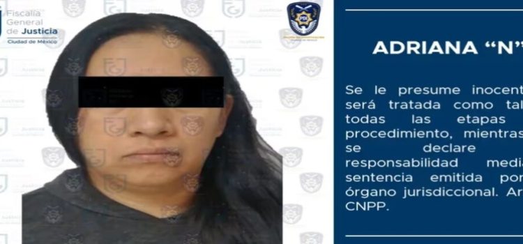 Detienen a mujer por el delito de trata de personas