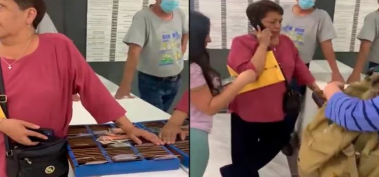 Captan a mujer tratando de robar credenciales de elector en CDMX