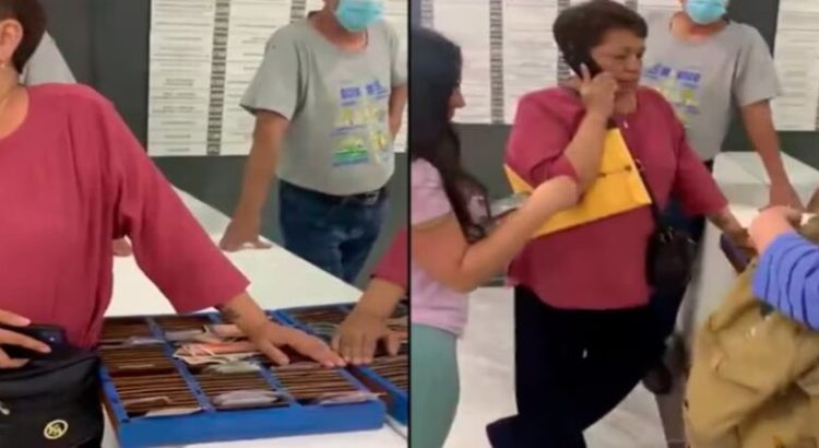 Captan a mujer tratando de robar credenciales de elector en CDMX