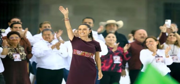 Claudia Sheinbaum cierra campaña electoral en el Zócalo