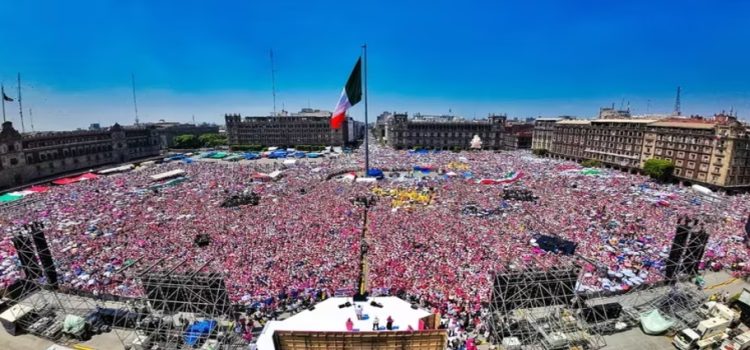 La marea rosa reunió a 95 mil asistentes: Segob CDMX