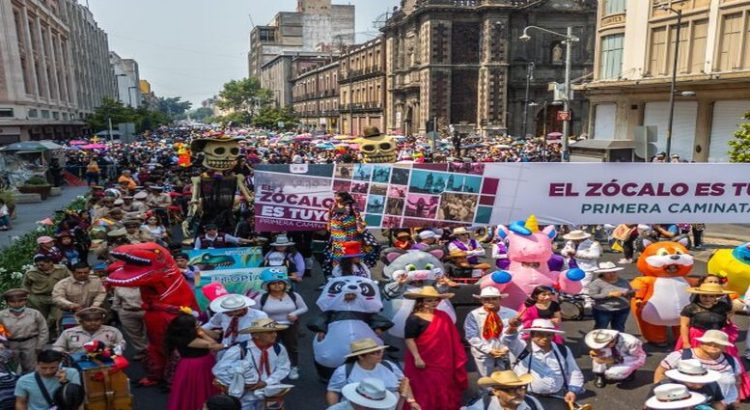 Gobierno de CdMx inaugura Zócalo peatonal