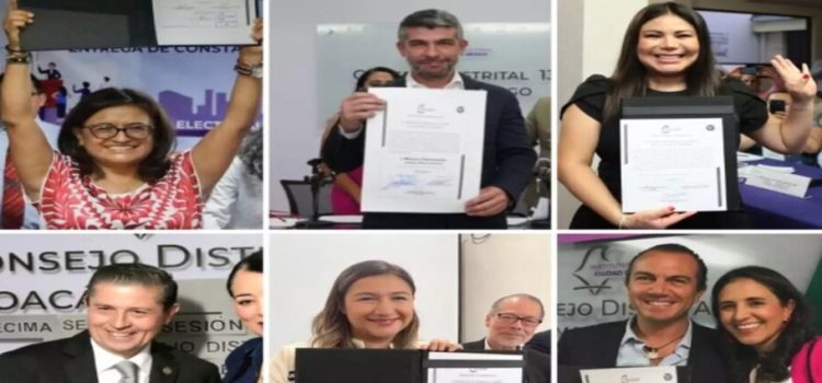 Entregan constancia a alcaldes de la CDMX 2024