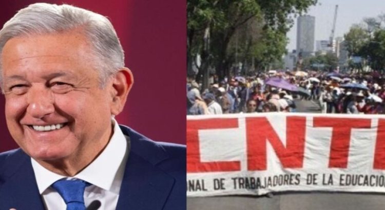 AMLO celebra la pausa del paro de labores de la CNTE