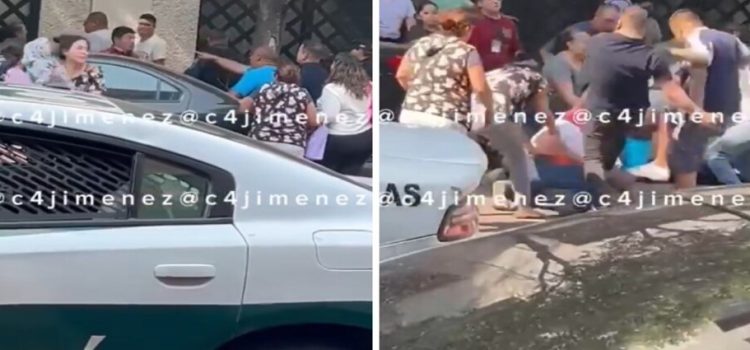 Se viraliza pelea entre franeleros y vecinos de la alcaldía Cuauhtémoc