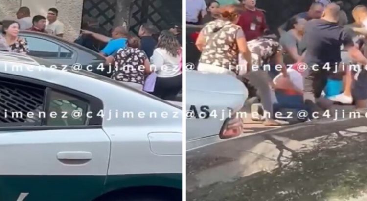 Se viraliza pelea entre franeleros y vecinos de la alcaldía Cuauhtémoc