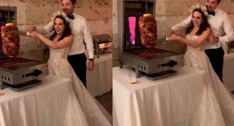 Cuando el trompo al pastor reemplaza al pastel: una boda muy mexicana